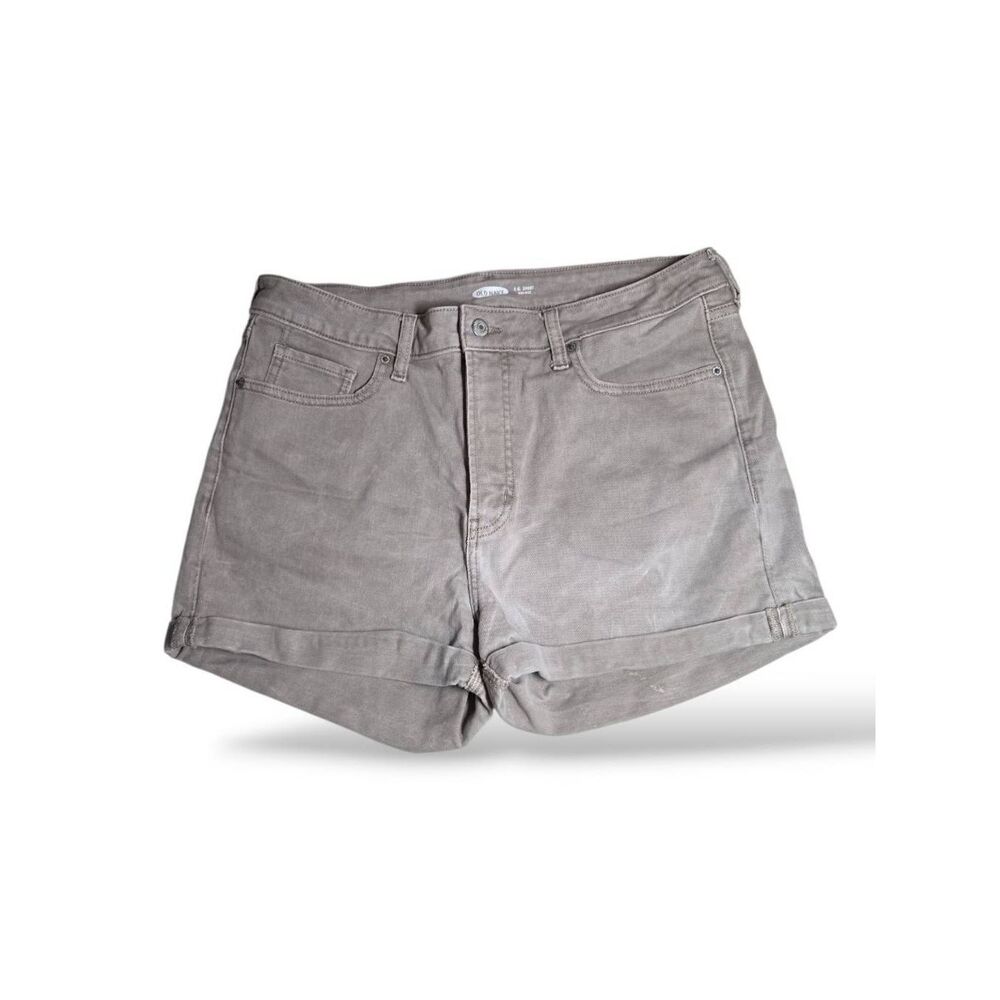 Old Navy Women's O.G. Short High Rise Taupe/Khaki Size 14
